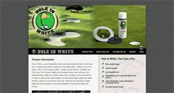 Desktop Screenshot of holeinwhite.com